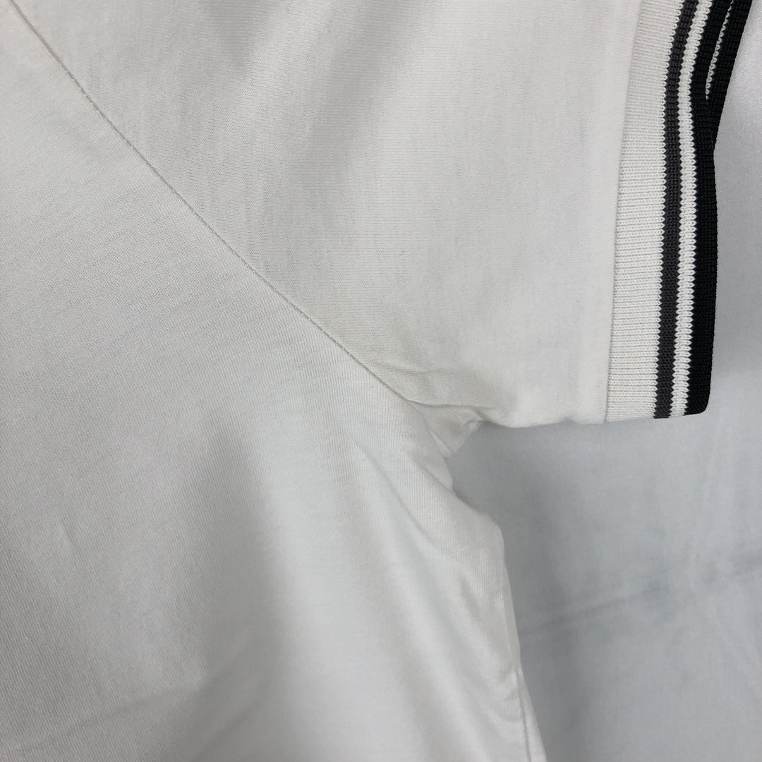 Fred Perry short-sleeved T-shirt with a single logo pocket, men's size M (approx.) cotton white type Vintage Second Hand