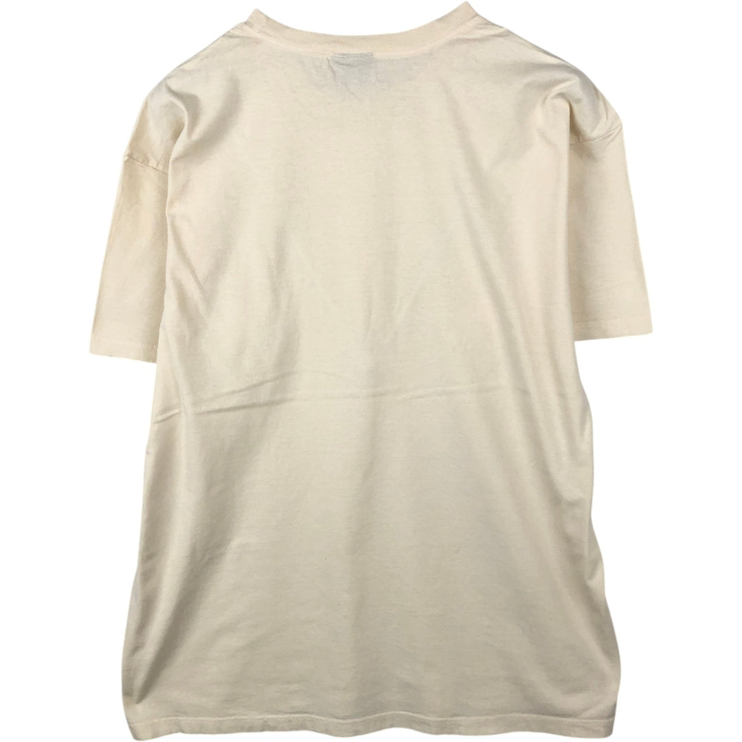 2000'S Ralph Lauren POLO JEANS COMPANY Short-Sleeve T-Shirt with One-Point Logo, Men's Size L (approx.) cotton yellow type Vintage Second Hand