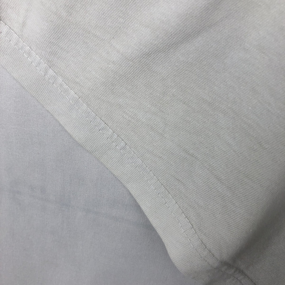 Ralph Lauren POLO by Ralph Lauren Short-Sleeve T-Shirt with One-Point Logo, Men's Size XL (approx.) cotton white type Vintage Second Hand
