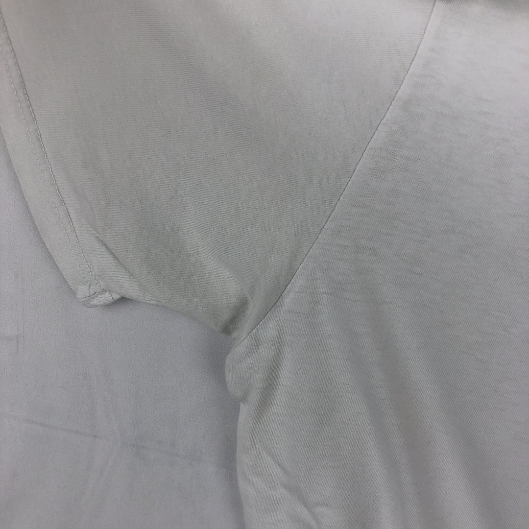 Ralph Lauren POLO by Ralph Lauren Short-Sleeve T-Shirt with One-Point Logo, Men's Size XL (approx.) cotton white type Vintage Second Hand