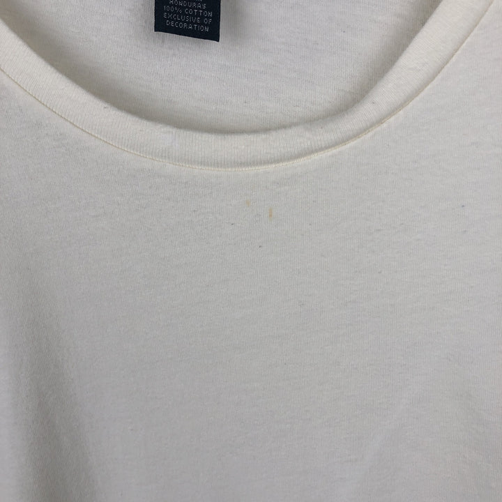 Ralph Lauren POLO by Ralph Lauren Short-Sleeve T-Shirt with One-Point Logo, Men's Size XL (approx.) cotton unbleached Vintage Second Hand