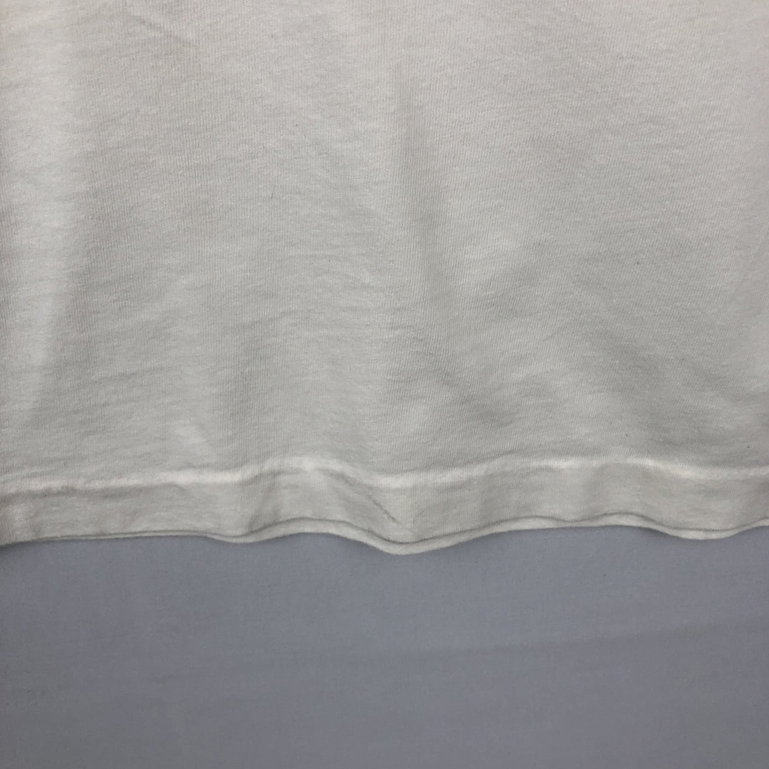 Ralph Lauren POLO by Ralph Lauren Short-Sleeve T-Shirt with One-Point Logo, Men's Size XL (approx.) cotton unbleached Vintage Second Hand