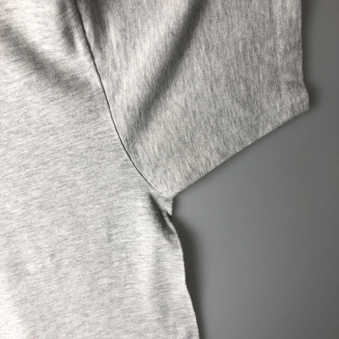 90'S Champion Authentic Athletic Apparel Triple Print College T-Shirt, Made in USA, Men's Size L (Equivalent), Vintage cotton gray type Vintage Second Hand