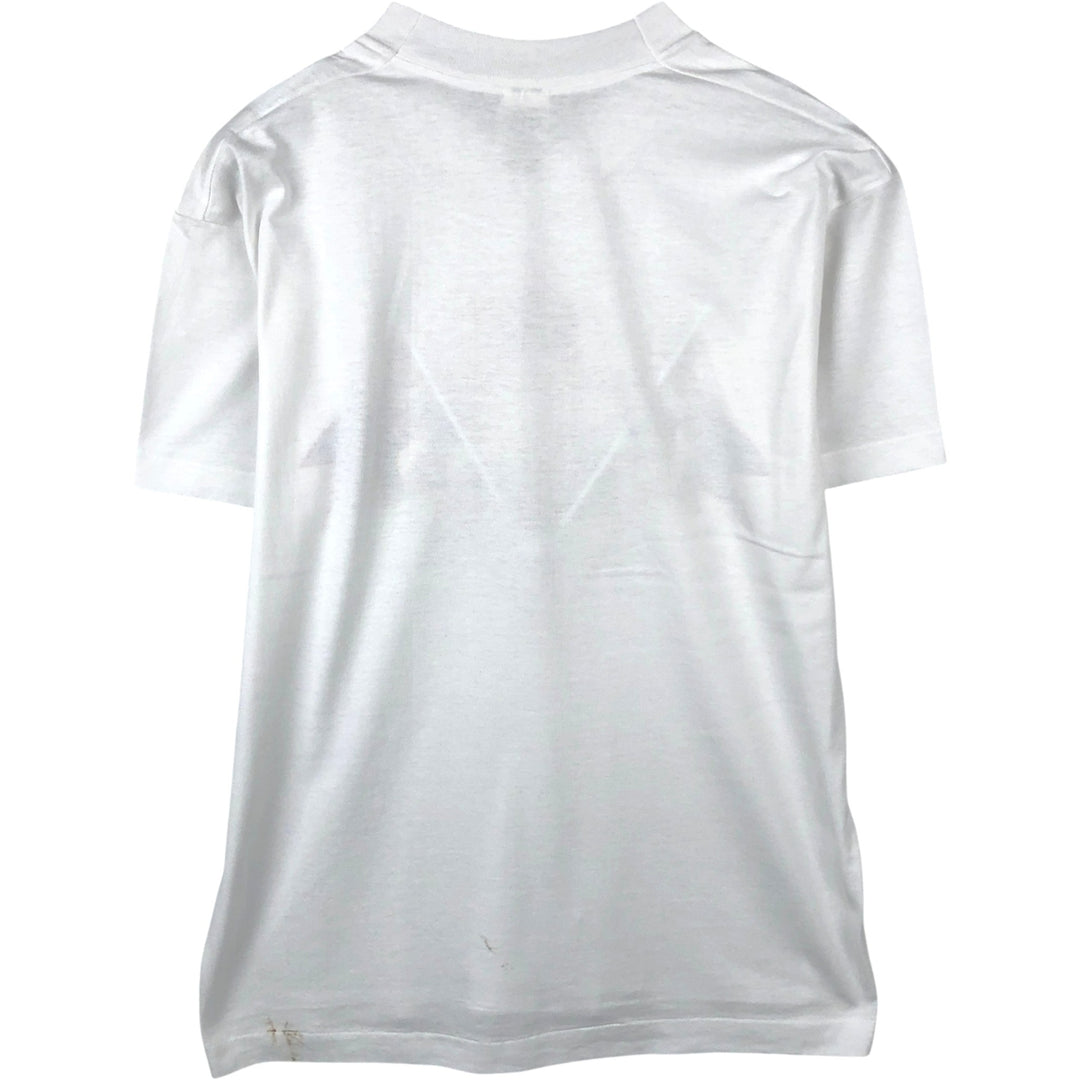~90'S Guess Short-Sleeve Printed T-Shirt, Men's Size L (Equivalent), Vintage cotton white type Vintage Second Hand