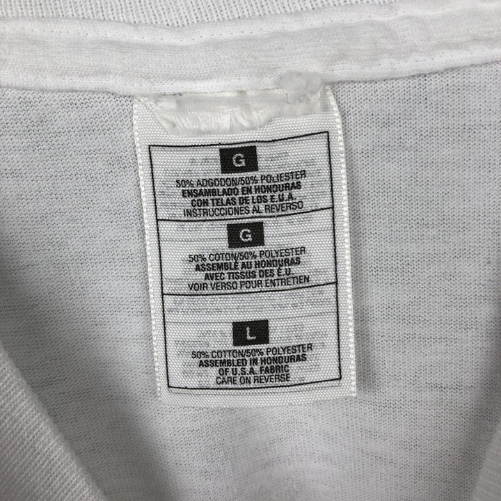 ~90'S Guess Short-Sleeve Printed T-Shirt, Men's Size L (Equivalent), Vintage cotton white type Vintage Second Hand