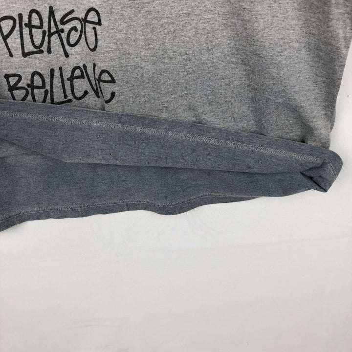 STUSSY surf skate T-shirt for men, size XL cotton gray type Vintage Second Hand