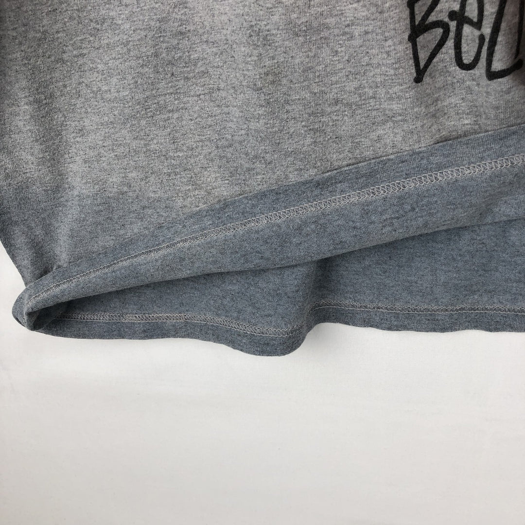 STUSSY surf skate T-shirt for men, size XL cotton gray type Vintage Second Hand