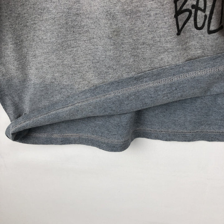 STUSSY surf skate T-shirt for men, size XL cotton gray type Vintage Second Hand