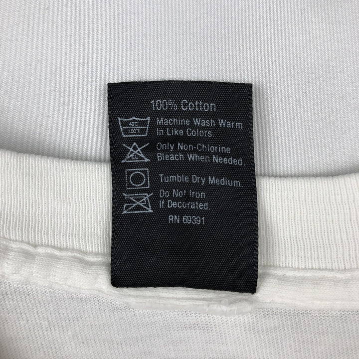 90'S GOTCHA surf/skate t-shirt, made in USA, men's size L (approx.) cotton white type Vintage Second Hand
