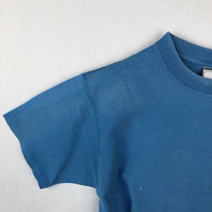 80s-90'S Ocean Pacific surf/skate t-shirt, made in USA, men's size M equivalent, vintage. cotton Blue type light blue Vintage Second Hand