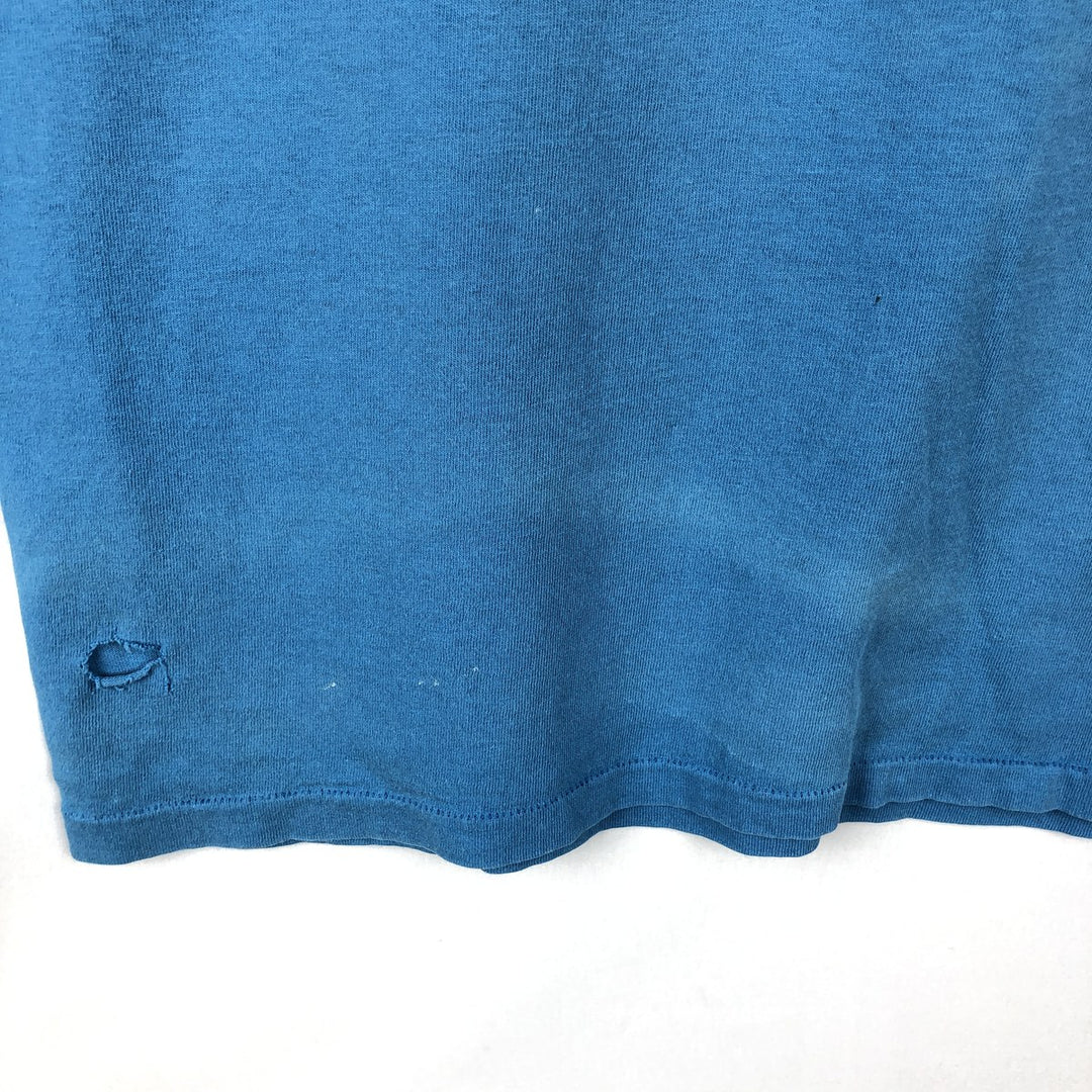 80s-90'S Ocean Pacific surf/skate t-shirt, made in USA, men's size M equivalent, vintage. cotton Blue type light blue Vintage Second Hand