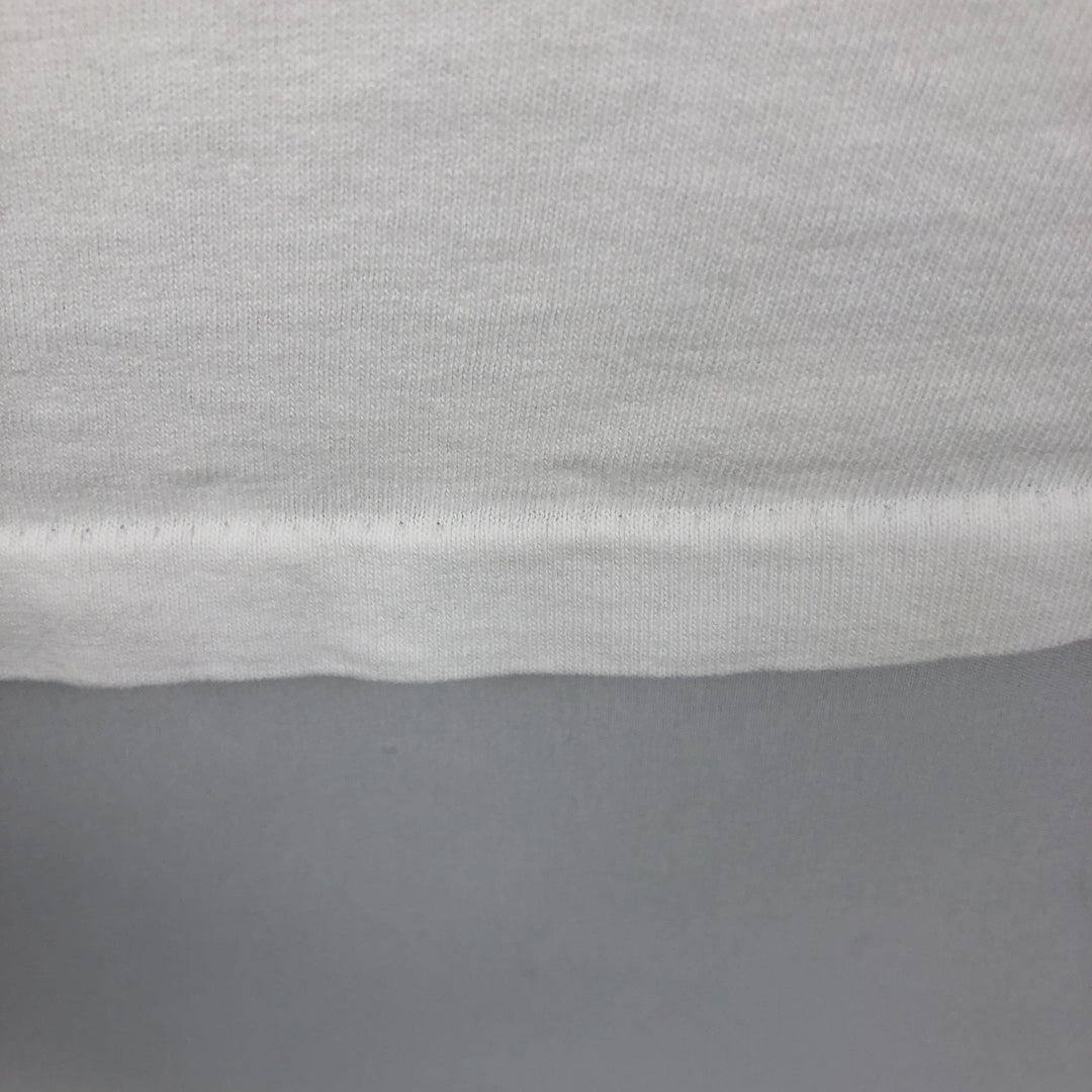 90'S Quiksilver Back Logo Surf Skate T-Shirt, Made in USA, Men's Size L (Equivalent), Vintage cotton white type Vintage Second Hand