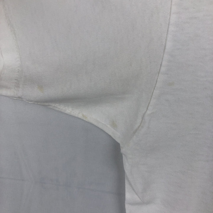 90'S Quiksilver Back Logo Surf Skate T-Shirt, Made in USA, Men's Size L (Equivalent), Vintage cotton white type Vintage Second Hand