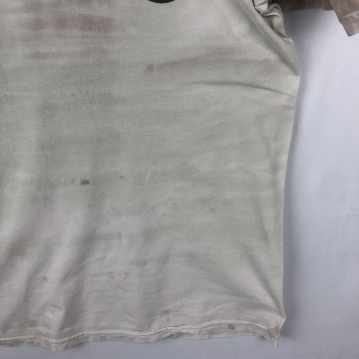 Stussy Tie-Dye Pattern Back Logo Surf Skate T-Shirt (Men's Size M) cotton pink type Vintage Second Hand