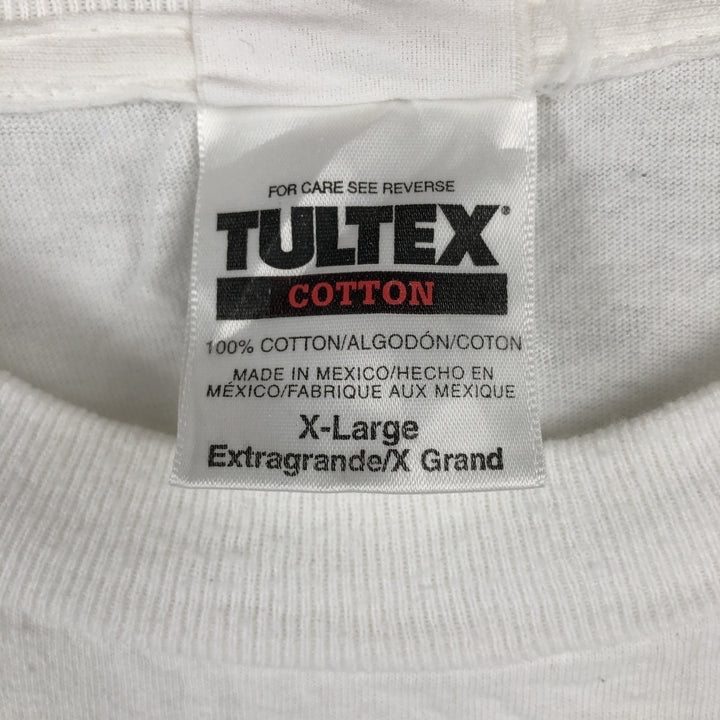 90'S TULTEX GRINCH character print T-shirt, men's size XL equivalent, vintage. cotton white type Vintage Second Hand
