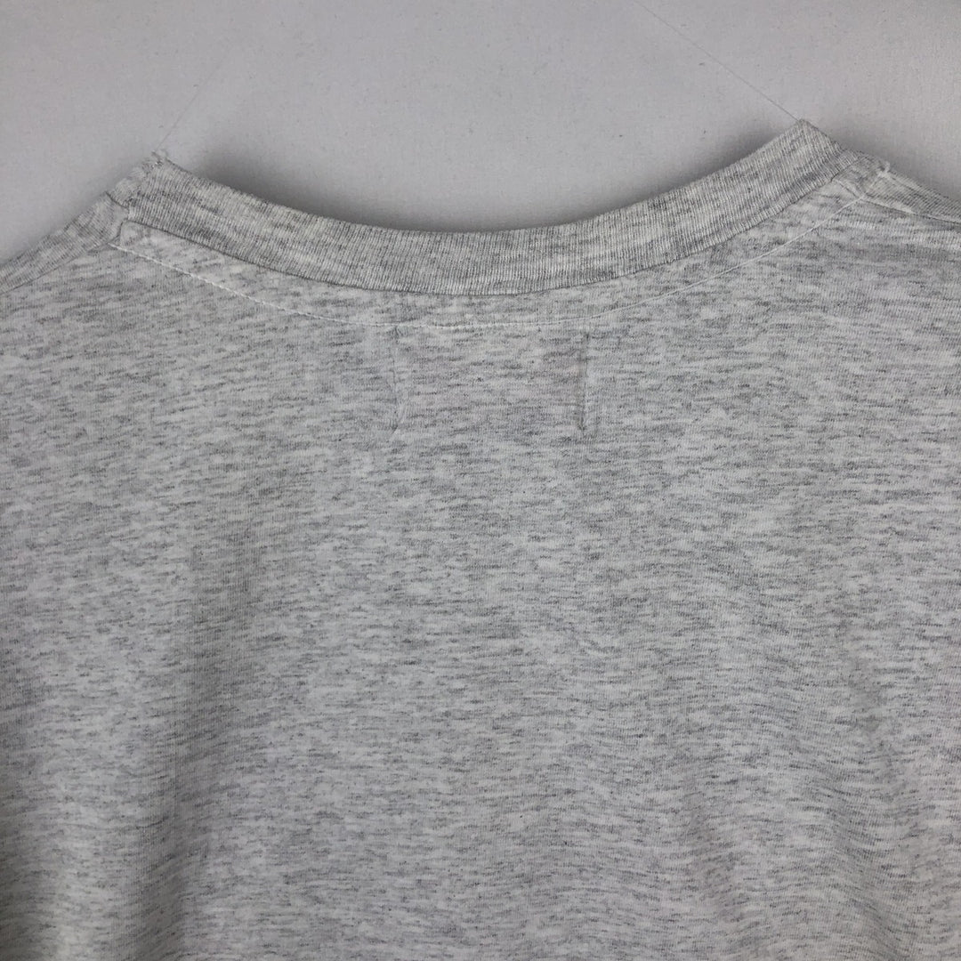 90s-00'S Hanes LOONEY TUNES Large Print Character T-Shirt, Men's XL (approx.) cotton gray type Vintage Second Hand