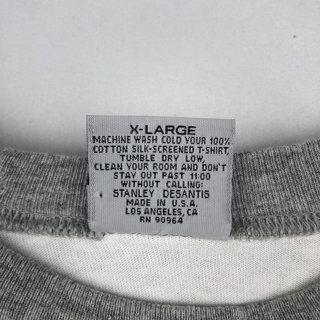 90'S STANLEY DESANTIS South Park Eric 3/4 Sleeve Two-Tone Character Print T-Shirt, Made in USA, Men's XL equivalent. cotton white type Vintage Second Hand