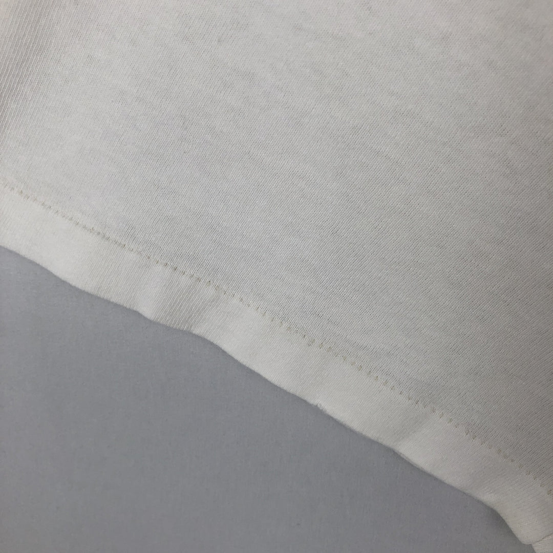 90'S Delta (DELTA) Sheep Pattern Animal T-Shirt, Made in USA, Men's XL equivalent, Vintage cotton white type Vintage Second Hand