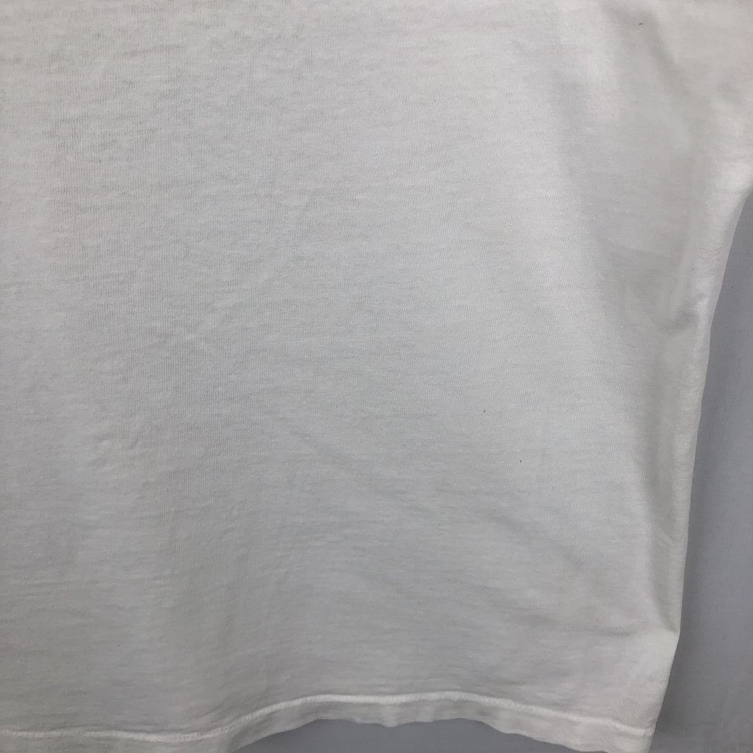 90'S Delta (DELTA) Sheep Pattern Animal T-Shirt, Made in USA, Men's XL equivalent, Vintage cotton white type Vintage Second Hand