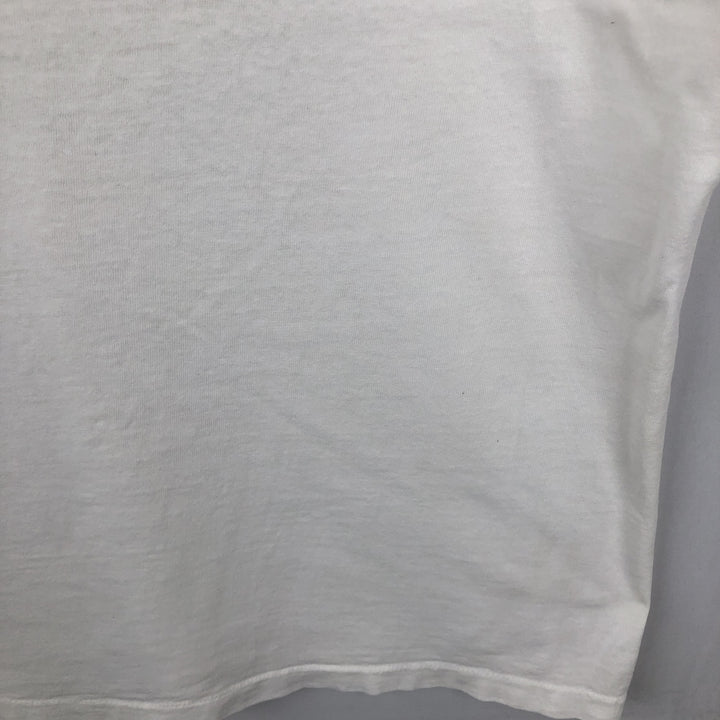 90'S Delta (DELTA) Sheep Pattern Animal T-Shirt, Made in USA, Men's XL equivalent, Vintage cotton white type Vintage Second Hand