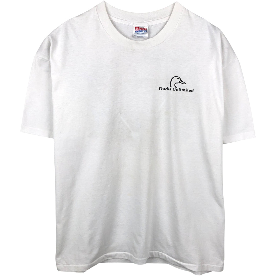 90s~00'S Hanes HEAVYWEIGHT 50 cotton white type Vintage Second Hand