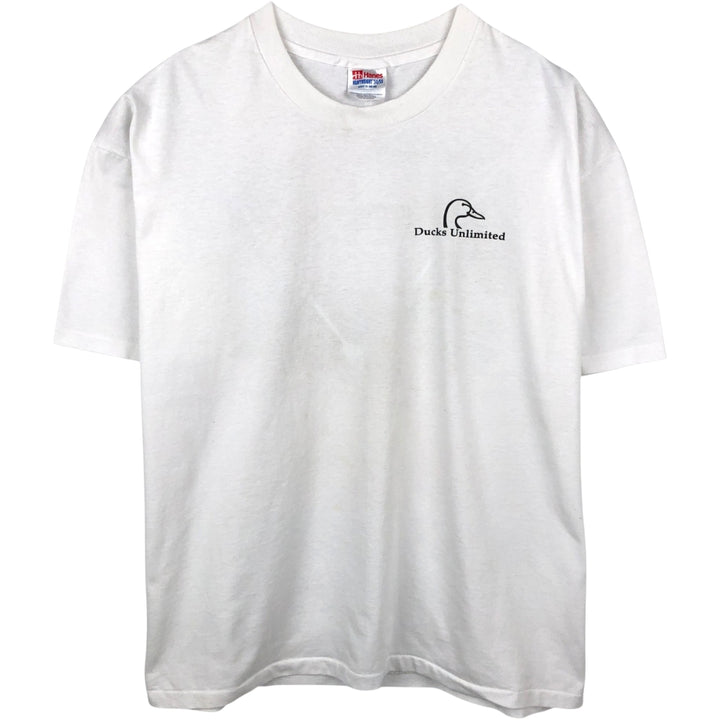 90s~00'S Hanes HEAVYWEIGHT 50 cotton white type Vintage Second Hand