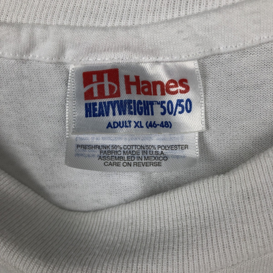 90s~00'S Hanes HEAVYWEIGHT 50 cotton white type Vintage Second Hand