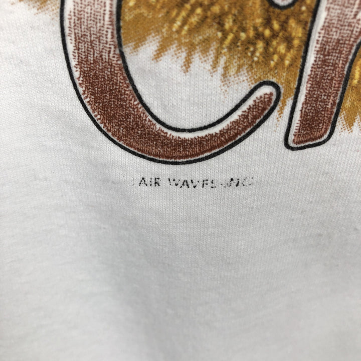 90s-00'S Fruit of the Loom Chow Chow dog print animal t-shirt, men's size L (approx.) cotton white type Vintage Second Hand