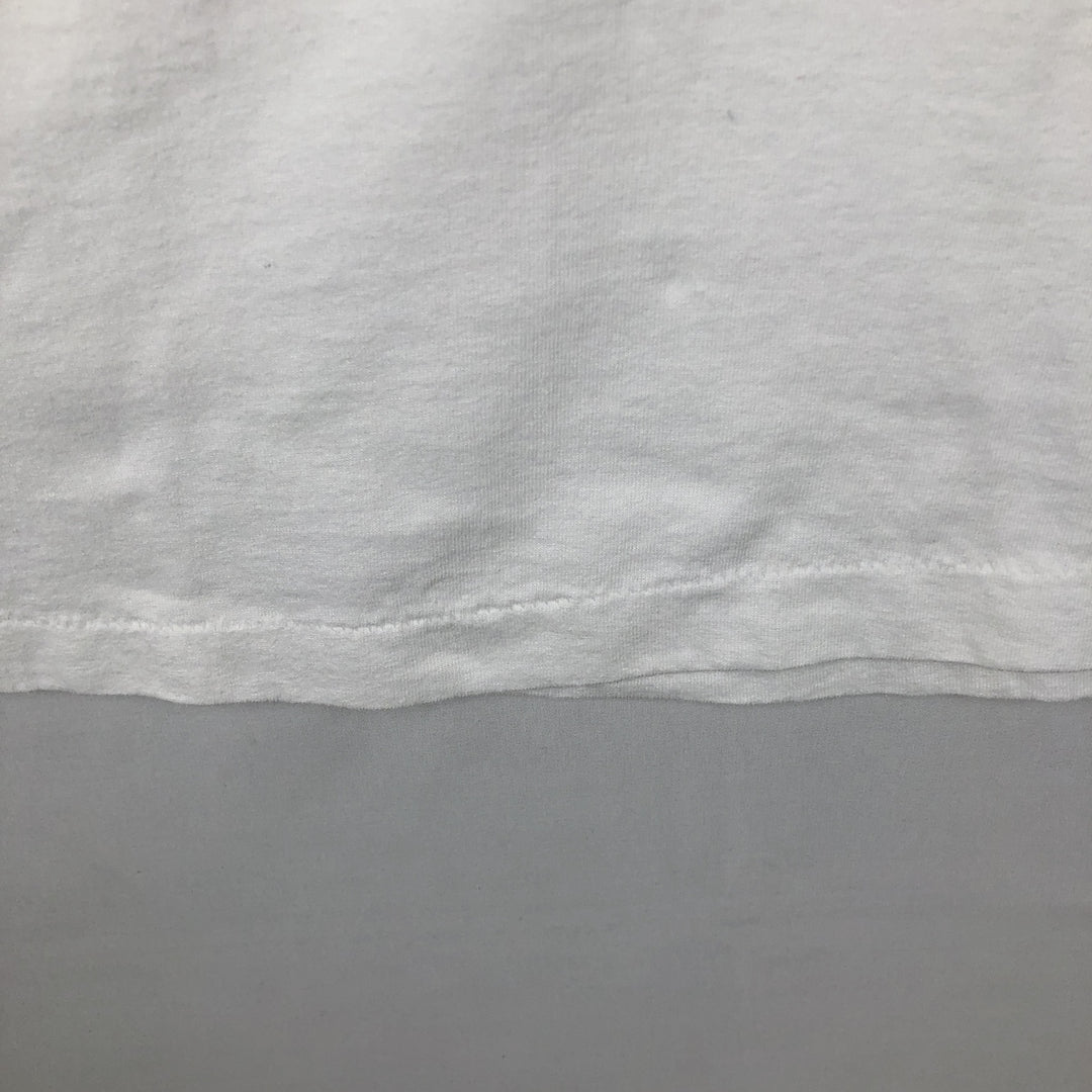 90s-00'S Fruit of the Loom Chow Chow dog print animal t-shirt, men's size L (approx.) cotton white type Vintage Second Hand