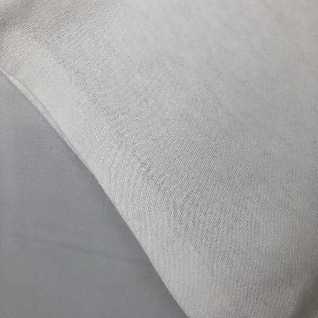 90'S Hanes HEAVYWEIGHT 50 cotton white type Vintage Second Hand