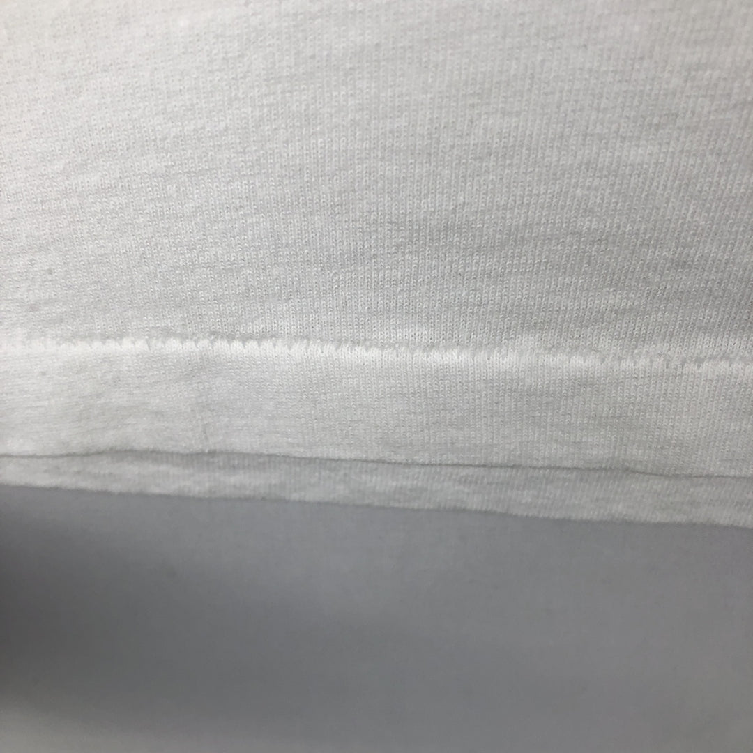 90'S Hanes HEAVYWEIGHT 50 cotton white type Vintage Second Hand