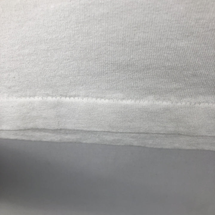 90'S Hanes HEAVYWEIGHT 50 cotton white type Vintage Second Hand