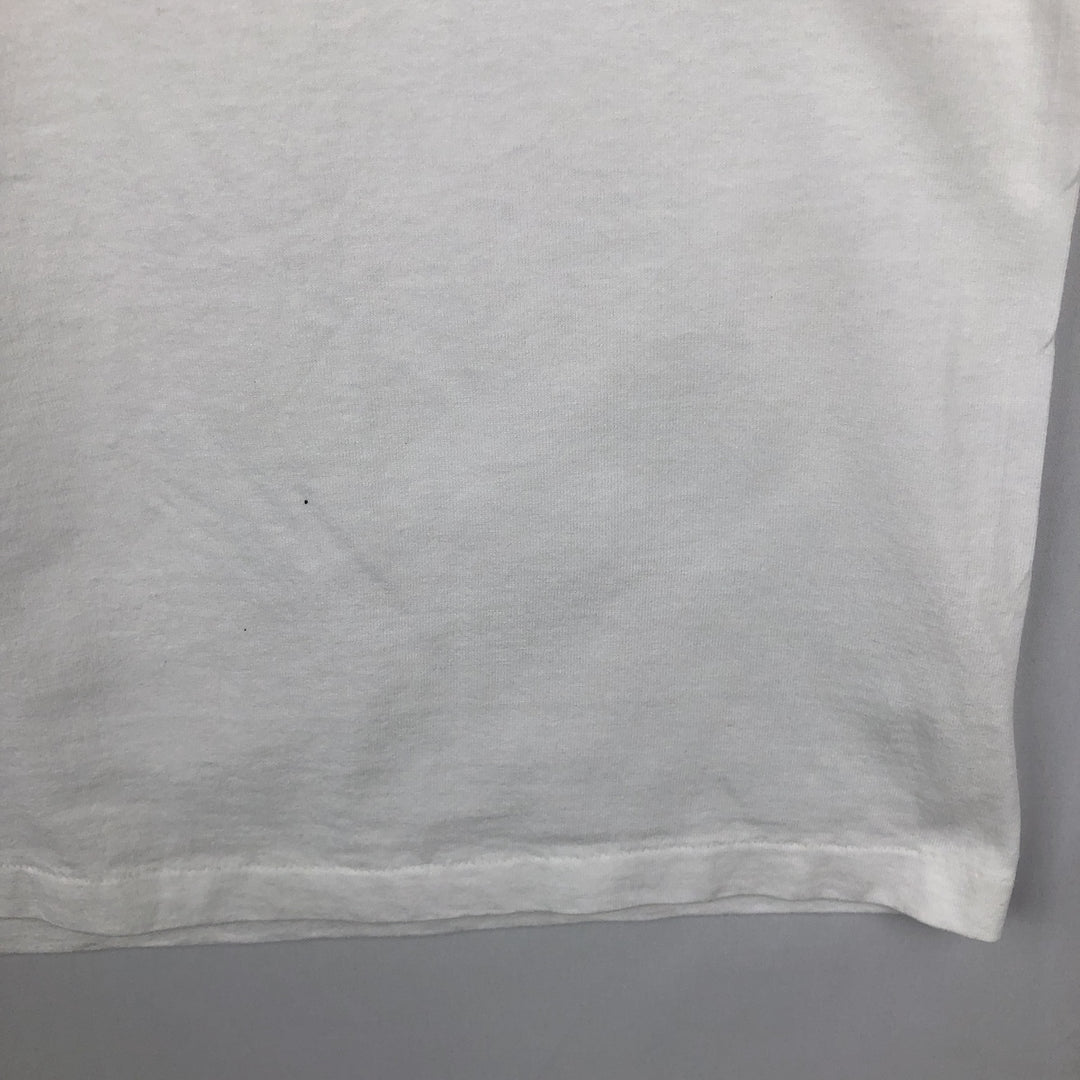 90'S Hanes HEAVYWEIGHT 50 cotton white type Vintage Second Hand