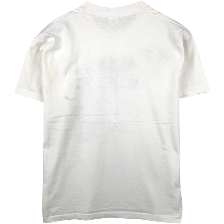 90'S Fruit of the Loom GREYHOUND Dog Print Animal T-Shirt, Made in USA, Men's Size L (Equivalent), Vintage cotton white type Vintage Second Hand
