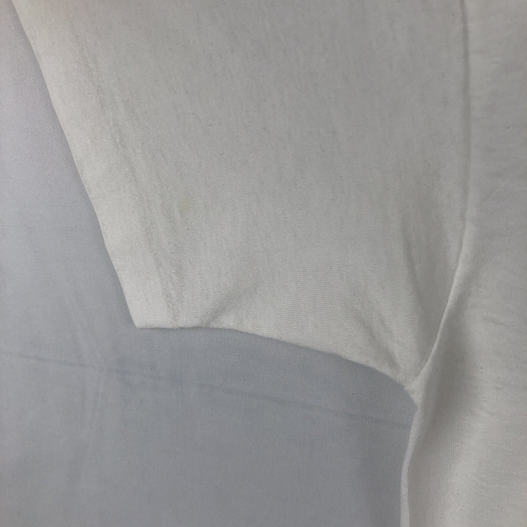 90'S Fruit of the Loom GREYHOUND Dog Print Animal T-Shirt, Made in USA, Men's Size L (Equivalent), Vintage cotton white type Vintage Second Hand