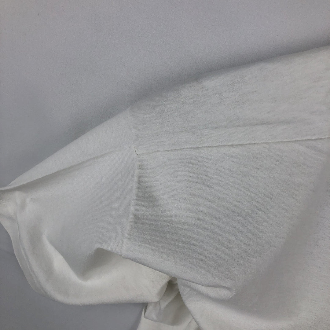 90'S Fruit of the Loom GREYHOUND Dog Print Animal T-Shirt, Made in USA, Men's Size L (Equivalent), Vintage cotton white type Vintage Second Hand