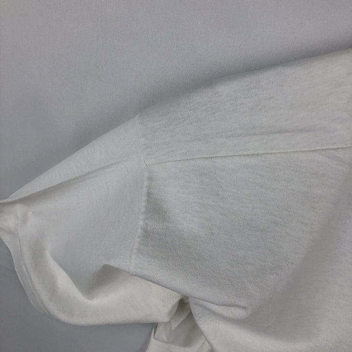 90'S Fruit of the Loom GREYHOUND Dog Print Animal T-Shirt, Made in USA, Men's Size L (Equivalent), Vintage cotton white type Vintage Second Hand