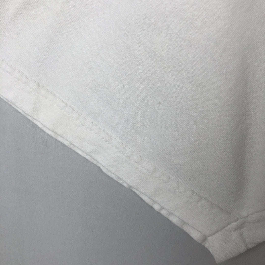 90'S TSFORIGINALS Fish Print Animal T-Shirt, Made in USA, Men's XXL equivalent, Vintage cotton white type Vintage Second Hand