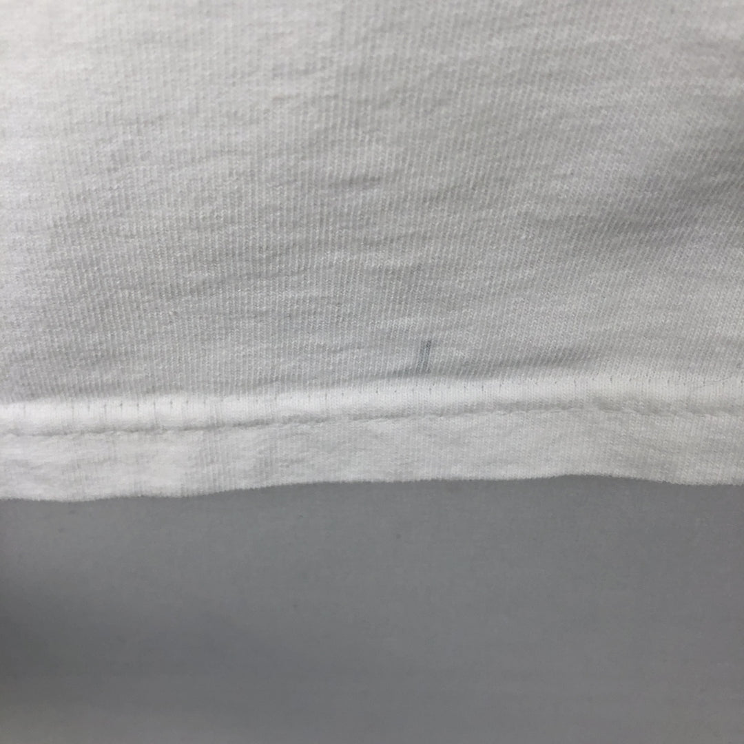 90'S TSFORIGINALS Fish Print Animal T-Shirt, Made in USA, Men's XXL equivalent, Vintage cotton white type Vintage Second Hand