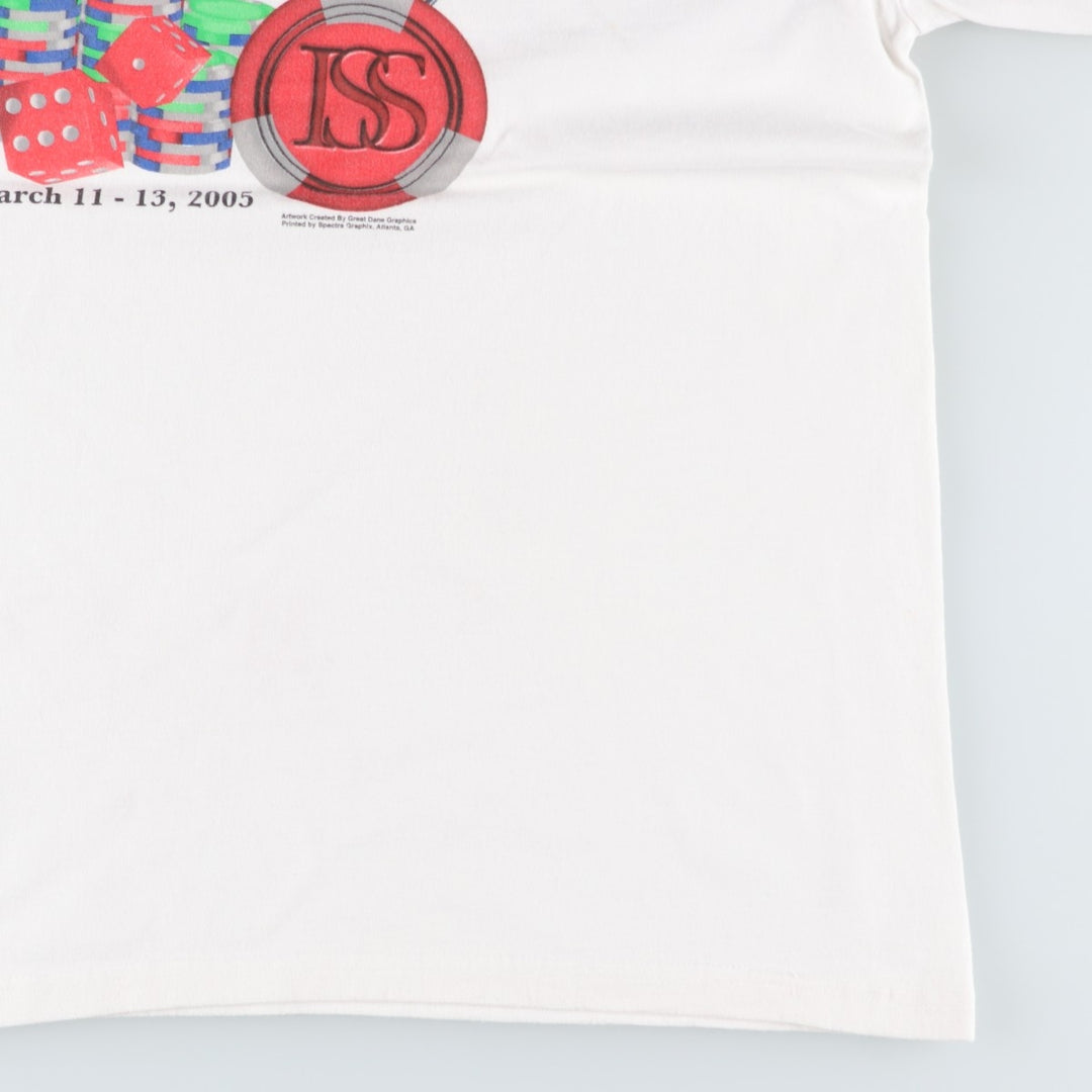 2000'S Delta PRO WEIGHT Ringer T-shirt, Men's Size L (approx.) cotton white type Vintage Second Hand