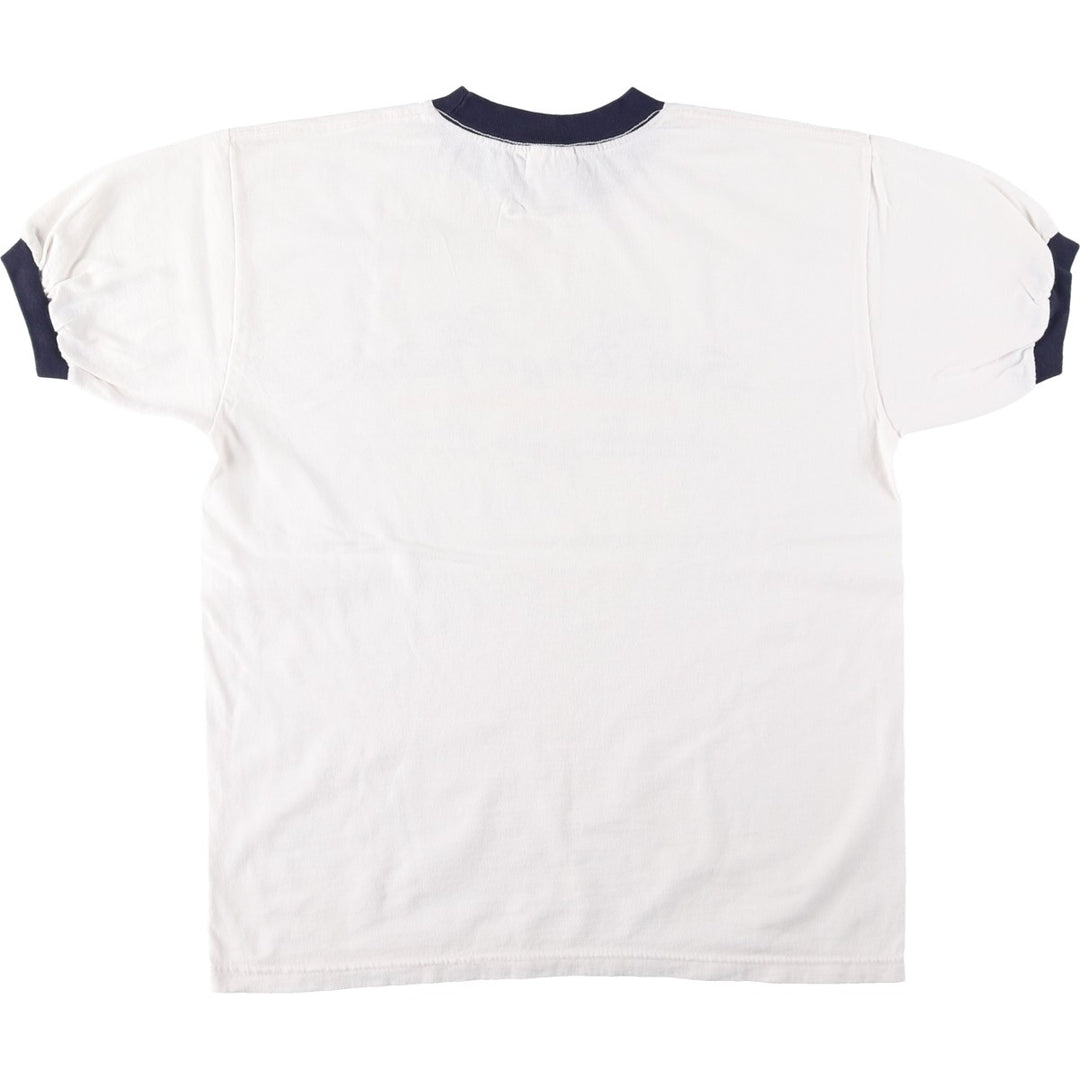 2000'S Anvil MLB San Diego Padres Ringer T-Shirt, Made in USA, Men's Size M cotton white type Vintage Second Hand