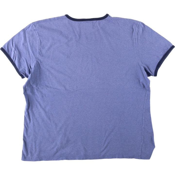 Ralph Lauren POLO by Ralph Lauren Ringer T-shirt, Men's XXL equivalent. cotton blue type Vintage Second Hand