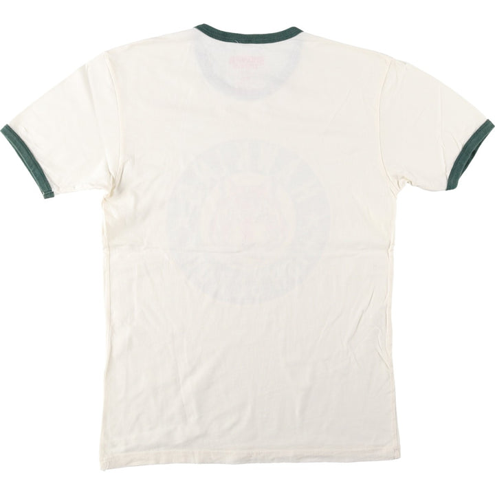 STRANGER THINGS Movie Ringer T-Shirt (Men's Size M) cotton unbleached Vintage Second Hand