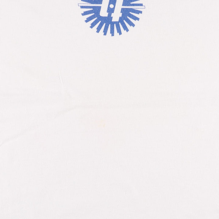 90'S Anvil Ringer T-Shirt, Made in USA, Men's Size L (Equivalent), Vintage cotton white type Vintage Second Hand