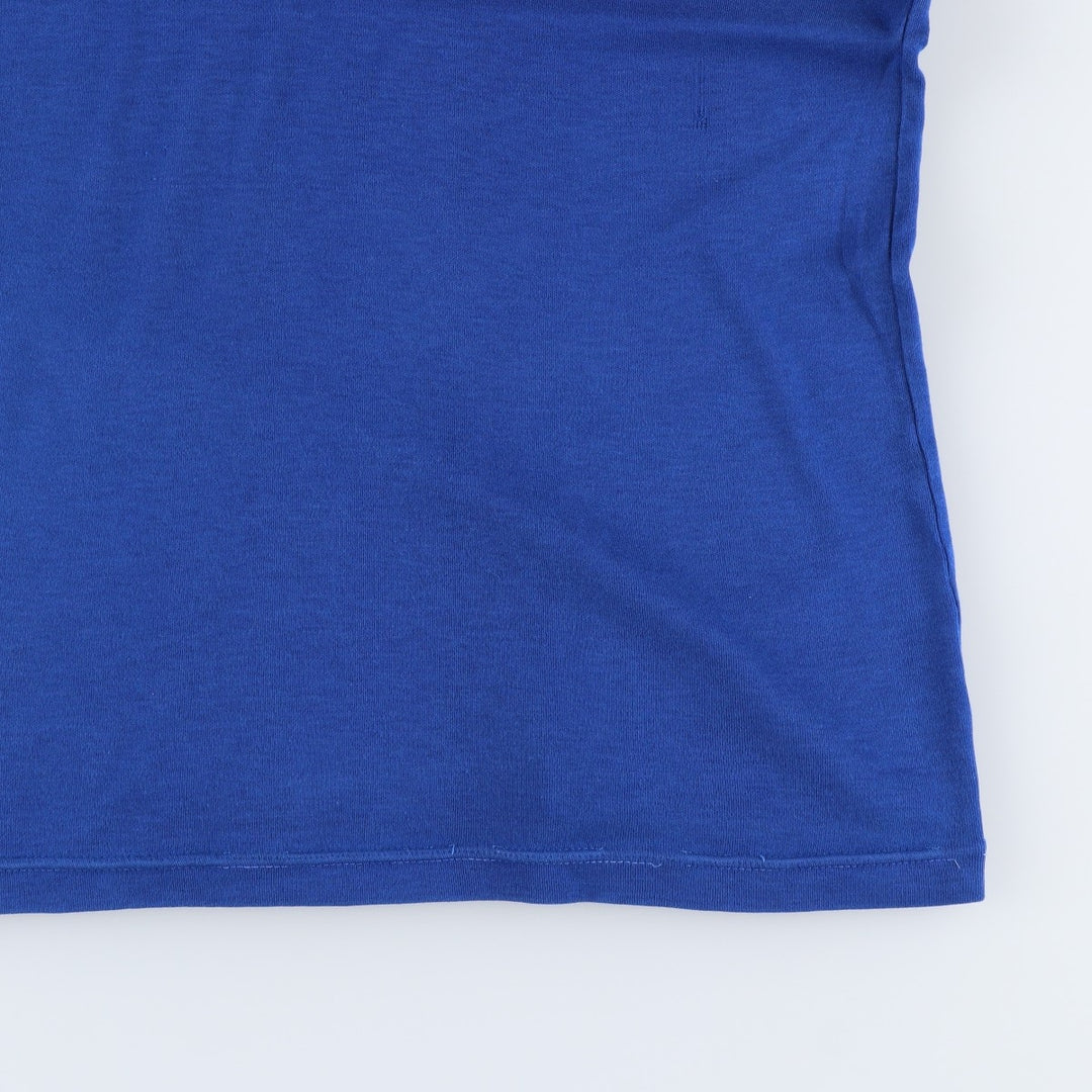 80'S Adidas Trefoil Logo Ringer T-Shirt, Men's Size S (approx.), Vintage unclear blue type Vintage Second Hand