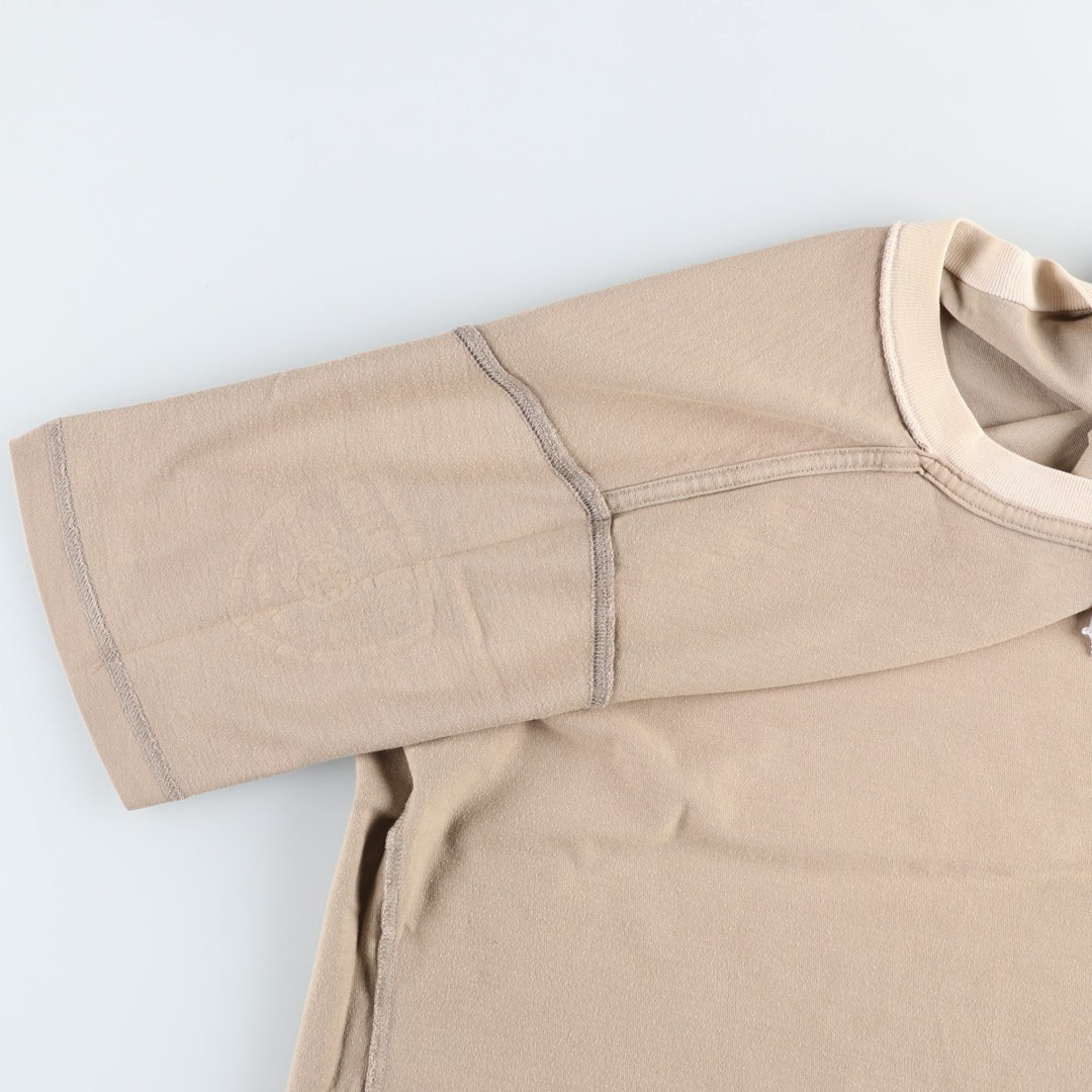 Timberland Ringer T-shirt, Men's Size M cotton Beige type Vintage Second Hand