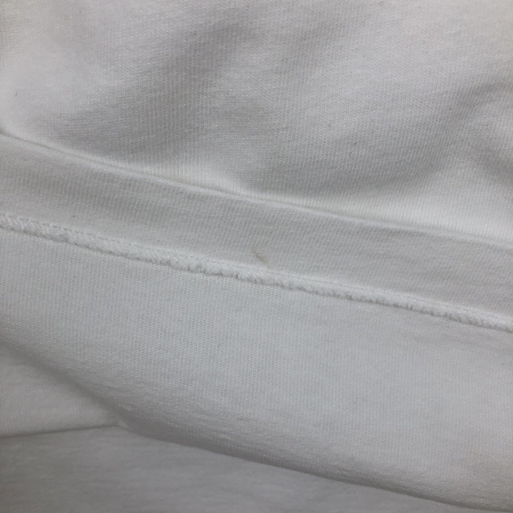 90'S Hanes BEEFY-T Message Print T-Shirt, Made in USA, Men's Size M (approx.), Vintage cotton white type Vintage Second Hand
