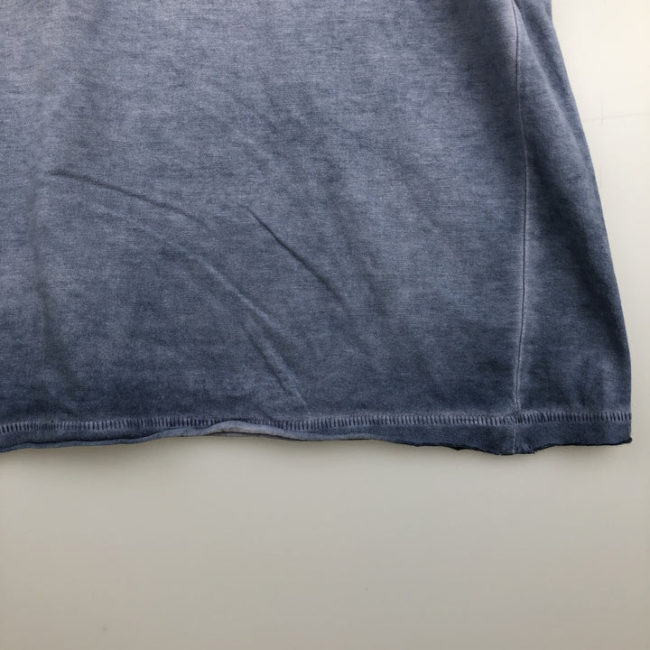 Harley-Davidson Motorcycle Bike T-shirt, Men's Size L cotton blue type Vintage Second Hand