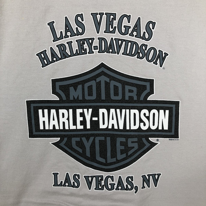 Harley-Davidson Motorcycle Bike T-shirt, Men's XL size cotton gray type Vintage Second Hand