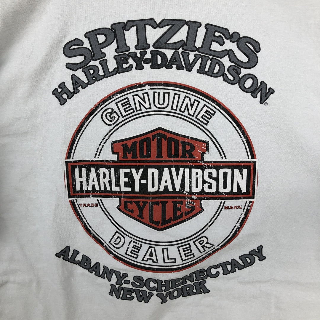 Harley-Davidson Pin-up Girl Motorcycle Bike T-shirt, Men's XL cotton gray type Vintage Second Hand